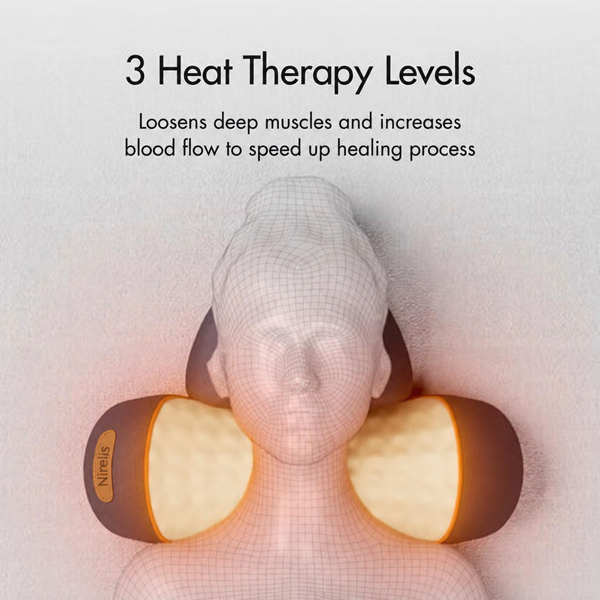 NeckLift - Cordless Heated Massage Pillow