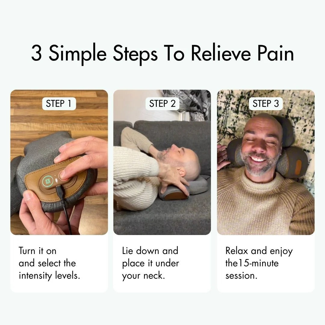 NeckLift - Cordless Heated Massage Pillow
