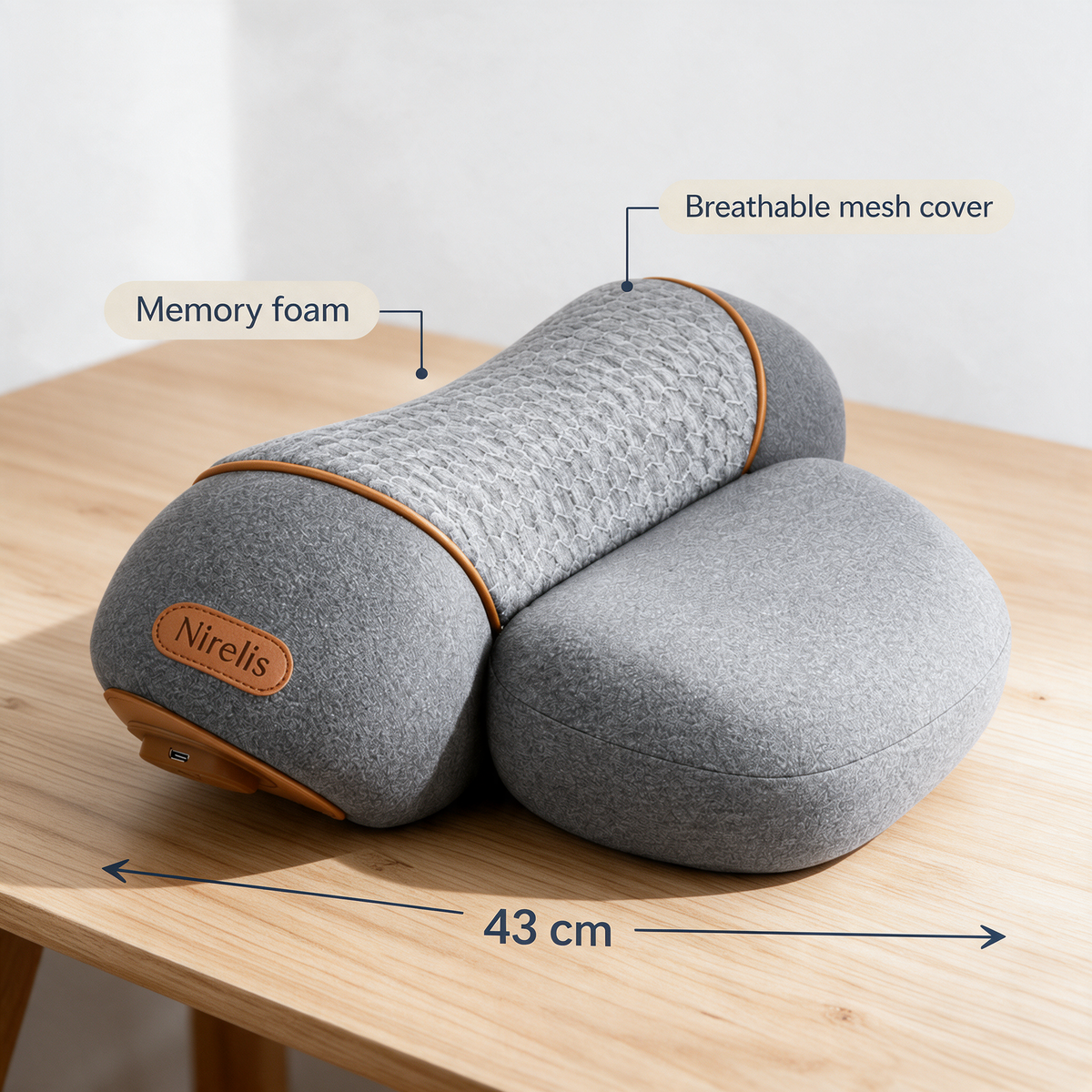 NeckLift - Cordless Heated Massage Pillow
